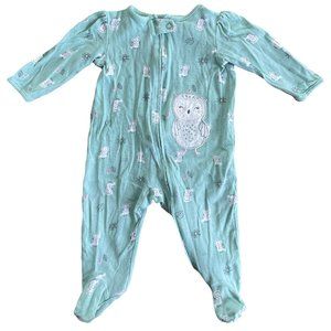 Child of Mine made by Carter's Owl Zip-up Sleep & Play - 6 Months